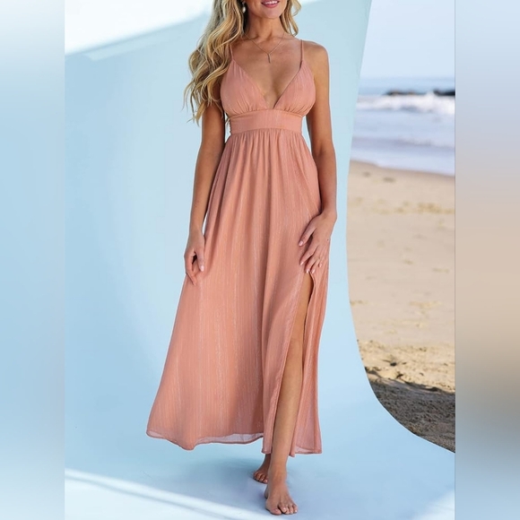 NWT Maxi Dress Sz M - Picture 1 of 8